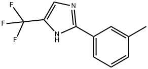 1H-IMidazole, 2-(3-Methylphenyl)-5-(trifluoroMethyl)- 结构式