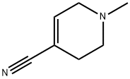 4-Pyridinecarbonitrile,1,2,3,6-tetrahydro-1-methyl-(9CI) Struktur