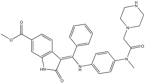 尼达尼布I杂质,334951-61-0,结构式