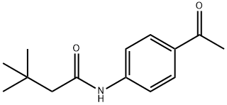 N-(4-acetylphenyl)-3,3-dimethylbutanamide Structure