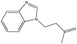 1H-Benzimidazole,1-(3-methyl-3-butenyl)-(9CI) Struktur
