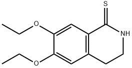6,7-DIETHOXY-3,4-DIHYDROISOQUINOLINE-1(2H)-THIONE, 98 Structure