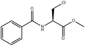 甲基 2-苯甲酰氨基-3-氯丙酯, 33646-32-1, 结构式