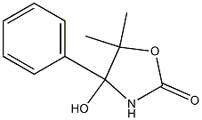 2-Oxazolidinone,4-hydroxy-5,5-dimethyl-4-phenyl-(8CI,9CI) 结构式