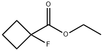 Cyclobutanecarboxylic acid, 1-fluoro-, ethyl ester (6CI,8CI,9CI) Struktur