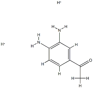 Acetophenone,  3,4-diamino-,  conjugate  diacid  (8CI) Structure