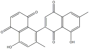 4,8'-Dihydroxy-2,6'-dimethyl-1,2'-binaphthalene-1',4',5,8-tetrone|