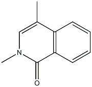 1(2H)-Isoquinolinone,2,4-dimethyl-(9CI) Structure