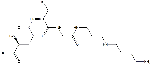 glutathionylspermidine 结构式