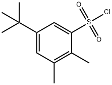 5-TERT-ブチル-2,3-ジメチルベンゼンスルホニルクロリド 化学構造式