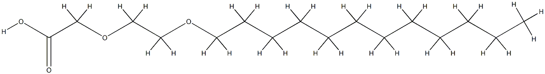 SODIUM LAURETH-6 CARBOXYLATE Structure