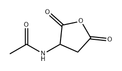 (±)-N-(tetrahydro-2,5-dioxo-3-furyl)acetamide Structure