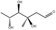 2,6-Dideoxy-3-methyl-D-xylo-hexose Struktur