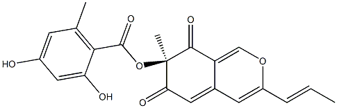 (-)-Mitorubrin Struktur