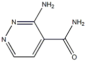 4-Pyridazinecarboxamide,3-amino-(8CI,9CI) Structure