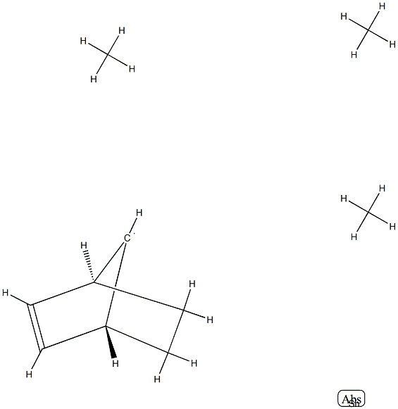 [(1β,4β,7-anti)-Bicyclo[2.2.1]hept-2-en-7-yl]trimethylstannane Structure