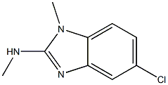 1H-Benzimidazol-2-amine,5-chloro-N,1-dimethyl-(9CI) Struktur