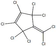 2-Dichloromethylene-1,2,3,3,5,5-hexachlorocyclopent-1-ene Structure