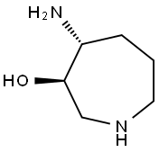 1H-Azepin-3-ol,4-aminohexahydro-,(3R,4R)-rel-(9CI) Structure