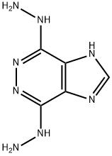 (5-hydrazinyl-3,4,7,9-tetrazabicyclo[4.3.0]nona-2,4,7,10-tetraen-2-yl) hydrazine Structure