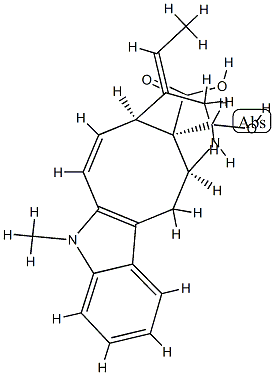 3,14-ジデヒドロ-4-デメチル-17-ヒドロキシ-1-メチルボバサン-16-カルボン酸 化学構造式