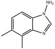 1H-Benzimidazol-1-amine,4,5-dimethyl-(9CI) Structure