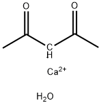 カルシウムアセチルアセトナート 水和物 化学構造式