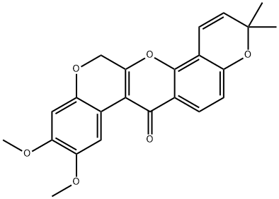 去氢鱼藤素, 3466-23-7, 结构式