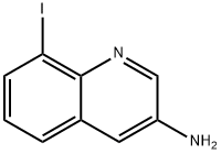 3-Quinolinamine,8-iodo-(9CI) Struktur