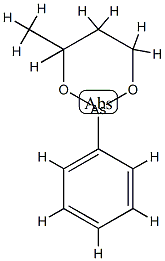 4-Methyl-2-phenyl-1,3,2-dioxarsenane Structure