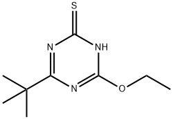 1,3,5-Triazine-2(1H)-thione,4-(1,1-dimethylethyl)-6-ethoxy-(9CI) Structure