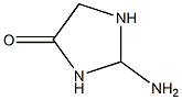 4-Imidazolidinone,2-amino-(9CI) Structure