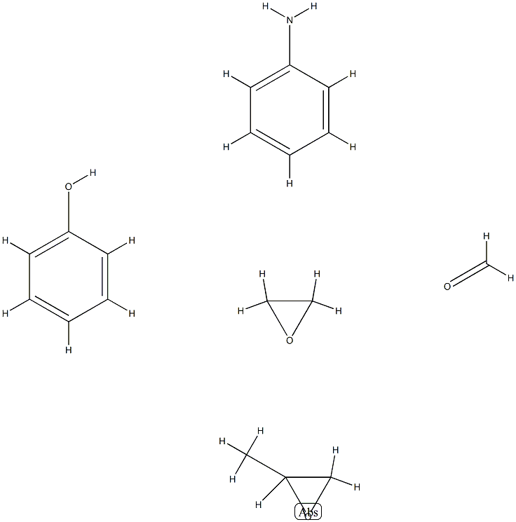 포름알데히드,벤젠아민,메틸옥시란,옥시란및페놀과의중합체
