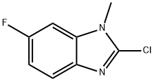 1H-Benzimidazole,2-chloro-6-fluoro-1-methyl-(9CI),348133-47-1,结构式