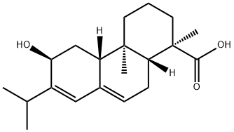 12-羟基松香酸,3484-61-5,结构式