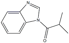 1H-Benzimidazole,1-(2-methyl-1-oxopropyl)-(9CI),349130-33-2,结构式