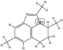 4H-Imidazo[4,5,1-ij]quinoline,5,6-dihydro-2,4,8-trimethyl-(9CI) 结构式