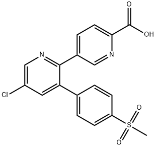 6'-DesMethyl-6'-carboxy Etoricoxib Struktur