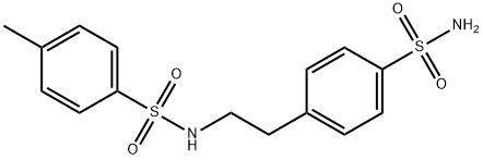 N-{2-[4-(aminosulfonyl)phenyl]ethyl}-4-methylbenzenesulfonamide Structure