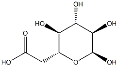 6-deoxy-alpha-gluco-pyranosiduronic acid 结构式