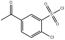 5-ACETYL-2-CHLOROBENZENE-1-SULFONYL CHLORIDE(WX191640) Struktur