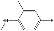 4-fluoro-N,2-dimethylaniline 结构式