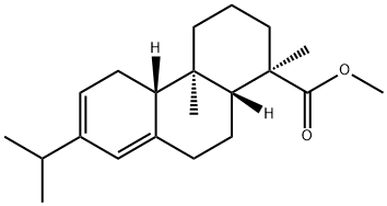 アビエタ-8(14),12-ジエン-18-酸メチル 化学構造式