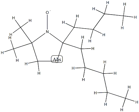 2-丁基-4,4-二甲基-2-戊基-3-唑烷基氧基自由基 结构式