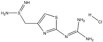 S-((2-GUANIDINO-4-THIAZOYL)METHYL)ISOTH& 化学構造式