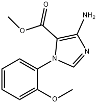 methyl 4-amino-1-(2-methoxyphenyl)-1H-imidazole-5-carboxylate Struktur