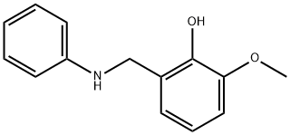 2-methoxy-6-[(phenylamino)methyl]phenol Structure