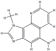 1H-Imidazo[4,5-h]quinolin-5-amine,1-methyl-(9CI)|
