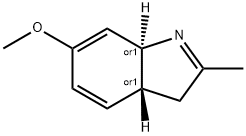 3H-Indole,3a,7a-dihydro-6-methoxy-2-methyl-,(3aR,7aS)-rel-(9CI) Structure