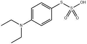 S-[4-(diethylamino)phenyl] hydrogen thiosulfate Structure